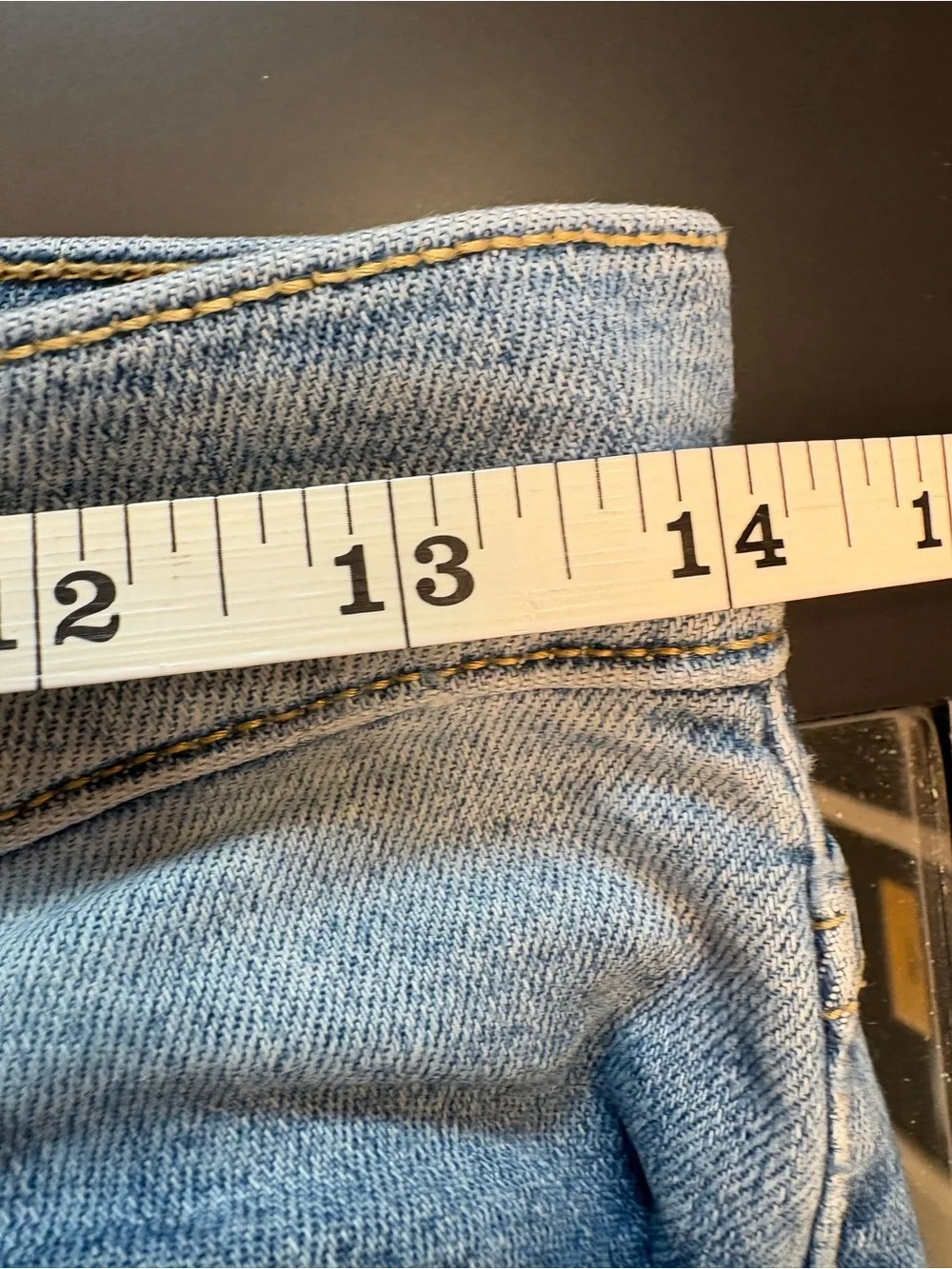 Altar'd State Light Blue Distressed Cropped Jeans - Picture 10 of 12